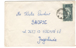 Poland Letter Via Yugoslavia 1963 - Nicolaus Copernicus Observatory,science,astronomy - Lettres & Documents