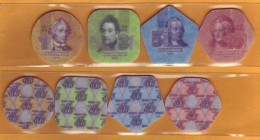 2014 Moldova  Transnistria PMR Composite Plastic Coins  (1,3,5,10) Rub. UNC - Moldavië