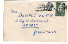 Poland Letter Via Yugoslavia,stamps: Isaac Newton,science,astronomy - Lettres & Documents