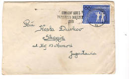 Poland Letter Via Yugoslavia ,stamps: Olympic Games - Lettres & Documents