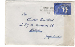 Poland Letter Via Yugoslavia ,stamps: Olympic Games - Lettres & Documents