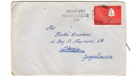 Poland Letter Via Yugoslavia ,stamps: Olympic Games - Lettres & Documents