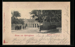 AK Kellinghusen, Partie Am Denkmal 1870 /71  - Kellinghusen