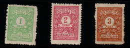 Bulgaria Cat PD41-3 1921 Postage Due ,mint Hinged - Andere & Zonder Classificatie