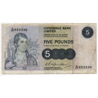 BILLLET ECOSSE 5 Pounds 1975 Lartdesgents Avignon - 5 Pounds