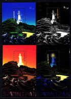 XK0406 Australia 1999 Coastal Lighthouses Scenery Stamp Color Sample 4V MNH - Andere & Zonder Classificatie