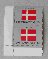 Ny88-03 : Nations-Unies New-York - Danemark Avec Bdf (papier Avec Fils De Soie) - Nuevos