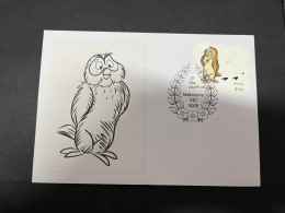 13-6-2024 (49 A) Australia Post - Winnie The Pooh Special Cover (stamp Release On 21 May 2024) Owl - Storia Postale