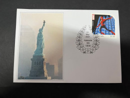 13-6-2024 (49 A) Australia Post - SPIDER-MAN Special Cover (stamp Release On 21st May 2024) New York - Storia Postale