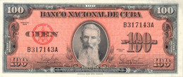 Cuba P-93a 100 Pesos 1959 AU - Cuba