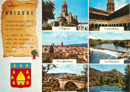 43 - Brioude - Multivues - Blasons - CPM - Voir Scans Recto-Verso - Brioude