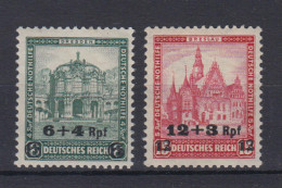 Deutsches Reich 463-464 Dt. Nothilfe Bauwerke 6+4 Pf, 12+3 Pf Postfrisch - Andere & Zonder Classificatie