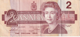 BILLETE DE CANADA DE 2 DOLLARS DEL AÑO 1986 (BANKNOTE) - Canada