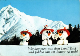 H3285 - Olympia Maskottchen Schneemandl - Olympiade - Olympic Games