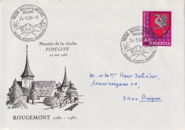 Sonderbrief  "Rougemont - Montée De La Cloche"          1980 - Lettres & Documents