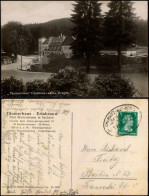 Erlabrunn-Breitenbrunn Erzgebirge Täumerhaus, Fotokarte 1927 Bahnpoststempel - Breitenbrunn