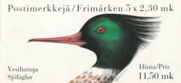 ## FINLANDE 1993 > Carnet Oiseaux Aquatiques (C1189**) - Unused Stamps