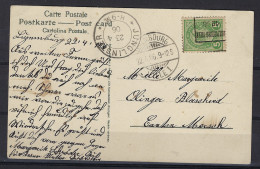 1906  LUXEMBOURG PREO Nr. 30 B Envoyé Sur Carte Postale à JUNGLINSTER (details & état Voir 2 Scans) ! RRR LOT 314 - Voorafgestempeld