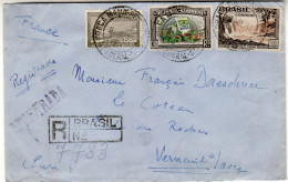 BRAZIL 1938 R - LETTER SENT TO VERNEUIL - Covers & Documents