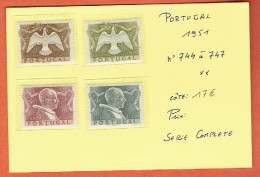 37P - Portugal Série 744-747 - MNH - Unused Stamps