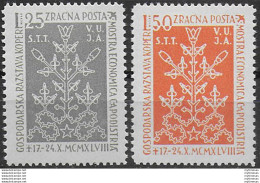 1948 Trieste B Mostra Di Capodistria 2v. MNH Sassone  A N. 1/2 - Sonstige & Ohne Zuordnung