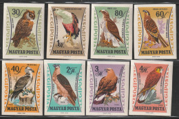 HONGRIE - Poste Aérienne N°250/7 ** (1962) Oiseaux De Proie - NON DENTELE - - Nuevos