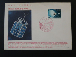 Lettre Cover Espace Space Launch Of Satellite Denpa Uchinoura Japon Japan 1972 Ref 98492 - Asia
