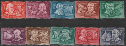HONGRIE - Poste Aérienne N°70/9 ** (1948) Grands Inventeurs Et Explorateurs - Nuevos