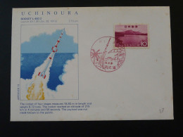 Lettre Cover Espace Space Launch Of Rocket L-4SC-2 Uchinoura Japon Japan 1973 Ref 98498 - Asia