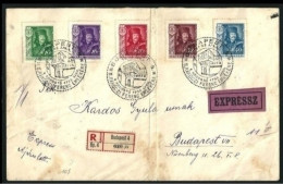 ● UNGHERIA 1935 ֍ FERENC RAKOCZI ֍ TRANSILVANIA ● Serie Completa ● FDC Viaggiata ● Hongrie ● Hungary ● - FDC