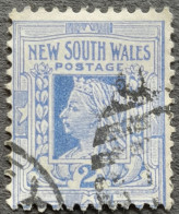 Nouvelle Galles Du Sud New South Wales Australie Australia 1897 Victoria Filigrane Couronne Crown NSW Yvert 76 O Used - Oblitérés