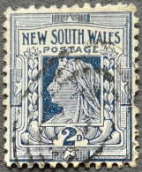 Nouvelle Galles Du Sud New South Wales Australie Australia 1897 Victoria Filigrane Couronne Crown NSW Yvert 76a O Used - Oblitérés