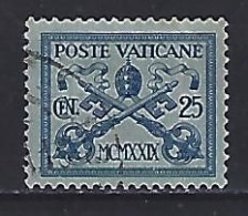 Vatican  1929  Pope Pias XI (o) Mi.4 - Gebraucht