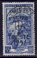 Italien / Triest Zone A - 1951 - Messe In Triest, Nr. 154, Gestempelt / Used - Used