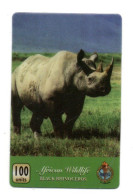 Africa Wildlife Rhinocéros  Télécarte Angleterre Royaume-Unis Phonecard ( T 135) - [10] Colecciones