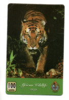 Africa Wildlife Tigre Télécarte Angleterre Royaume-Unis Phonecard ( T 136) - Collezioni