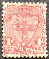 Nouvelle Galles Du Sud New South Wales Australie Australia 1907 Armoiries Filigrane Couronne Double A Yvert 100 O Used - Oblitérés