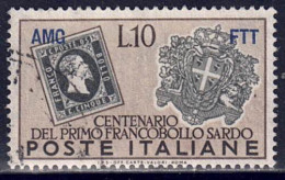 Italien / Triest Zone A - 1951 - 100 Jahre BM Von Sardinien, Nr. 161, Gestempelt / Used - Used