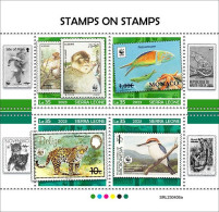 Sierra Leone 2023, WWF On Stamps, Fish, Wild Cat, Kingfisher, 4val In BF - Albatrosse & Sturmvögel