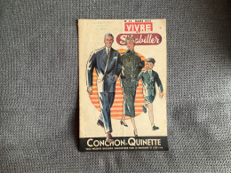 DOCUMENT COMMERCIAL Catalogue  CONCHON-QUINETTE Vivre Et S’Habiller  CLERMONT-FERRAND  Puy-de -Dome  ÉTÉ 1954 - Textile & Clothing