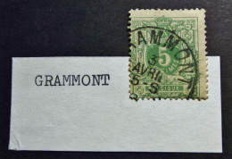 Belgie Belgique - 1884  - COB/OBP  45  -  Gestempeld /obl. - Grammont - 1869-1888 Lying Lion
