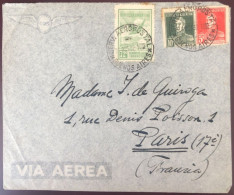 Argentine, Divers Sur Enveloppe TAD SERV. AEROPOSTAL BUENOS AIRES 21.10.1932 Pour Paris - (W1616) - Lettres & Documents