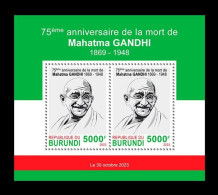 Burundi 2023 Mih. 4047 (Bl.759) Mahatma Gandhi MNH ** - Unused Stamps