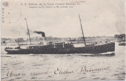 S.S. Ashton, De La Great Central Railway - Bâteau - Schiff - Ship - Transbordadores