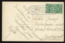 VATICAN 1939. Postcard To Hungary - Brieven En Documenten