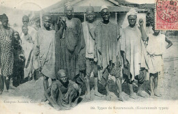 Carte GUINEE FRANCAISE Types De Kouranssah Timbre Cachet Recto Et Verso - Französisch-Guinea