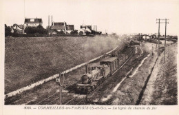 95 - CORMEILLES EN PARISIS - S29740 - La Ligne De Chemin De Fer - Train - Cormeilles En Parisis