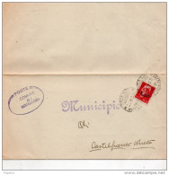1946 LETTERA CON ANNULLO MONTEBELLUNA  TREVISO - Poststempel