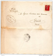 1946 LETTERA CON ANNULLO ALLEGHE BELLUNO - Poststempel