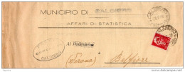 1946  LETTERA CON ANNULLO  CALDIERO VERONA - Poststempel